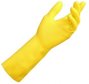 Gant multi-usage en Latex jaune Taille L